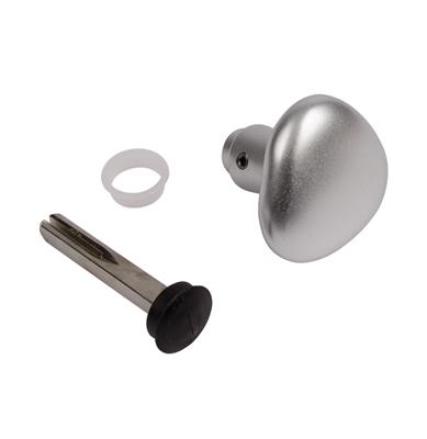Aluminium ronde kruk met 8 mm krukstift, lengte 60 mm